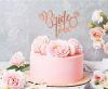 Bride to be Rose gold torta dekoráció 16x15cm