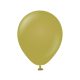 Zöld Pastel Olive léggömb, lufi 20 db-os 5 inch (12,5 cm)