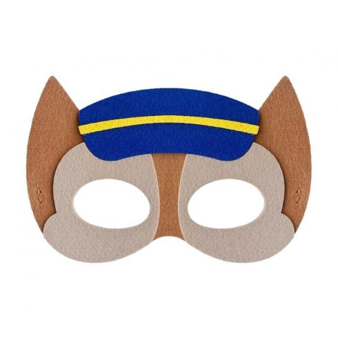 Kutyás Dog Brigade Police filc maszk 18 cm