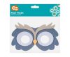 Bagoly Owl filc maszk 18 cm