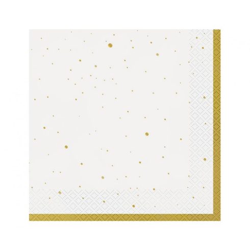 Arany Gold Celebrate szalvéta 20 db-os 33x33 cm