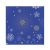 Karácsonyi Navy Blue Snowflakes szalvéta 20 db-os 33x33 cm