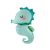 Csikóhal Sea Horse fólia lufi 73 cm