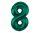 Zöld B&C Bottle Green 8-as szám fólia lufi 85 cm
