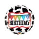 Happy Birthday Cow fólia lufi 46 cm