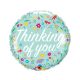 Thinking Of You Flowers fólia lufi 46 cm