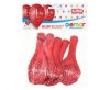 Szerelem With Love léggömb, lufi 5 db-os 12 inch (30 cm)
