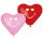Szív Smiling Hearts léggömb, lufi 5 db-os 10 inch (25 cm)