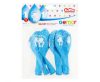 Első születésnap Blue függő léggömb, lufi 5 db-os 12 inch (30 cm)