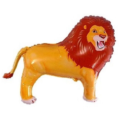 Oroszlán Lion fólia lufi 36 cm (WP)