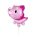 Dinoszaurusz Triceratops Pink fólia lufi 36 cm (WP)