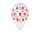 Csók Red léggömb, lufi 5 db-os 13 inch (33cm)