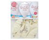 Bride To Be White léggömb, lufi 5 db-os 13 inch (33cm)