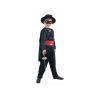 Álarcos kardforgató Black jelmez 110/120 cm