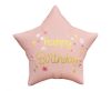Happy Birthday Matt Pink csillag fólia lufi 44 cm