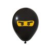 Nindzsa Mask léggömb, lufi 5 db-os 12 inch (30 cm)