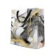 Színes Marble papír ajándéktasak, ajándékzacskó 20x25x10 cm