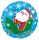 Télapó Sleigh fólia lufi 43 cm
