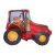 Tractor Red. Traktor fólia lufi 36 cm (WP)