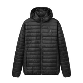 Fűthető kabát L méret Fekete