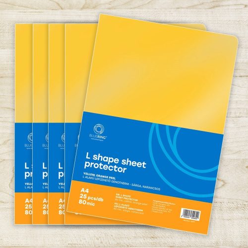Genotherm 'L' A4, 80 micron sárga 25 db/csomag, Bluering®,