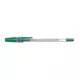 Golyóstoll 0,7mm, kupakos, N5200 Zebra, írásszín zöld