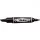 Alkoholos marker Zebra HI MCKIE fekete
