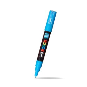 Dekormarker 0,7-1mm, Uni Posca PC-1M világoskék