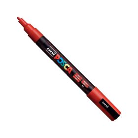 Dekormarker 0,9-1,3mm, Uni Posca PC-3M piros