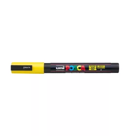 Dekormarker 0,9-1,3mm, Uni Posca PC-3M sárga