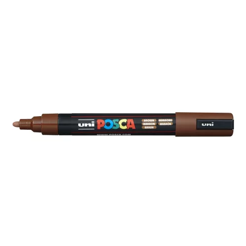 Dekormarker 1,8-2,5mm, Uni Posca PC-5M barna