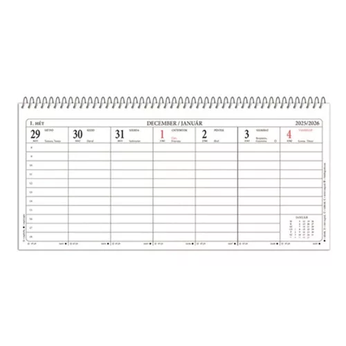 Asztali naptár TA-24 2026.