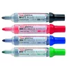 Táblamarker 2mm, kerek, utántölthető Pentel Easyflo piros