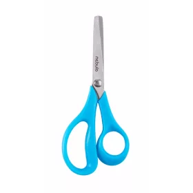   Olló 14cm, kerekített heggyel, ergonomikus, iskolai, Nebulo
