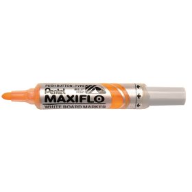   Táblamarker 2,5mm, kerek hegyű, Pentel Maxiflo citromsárga
