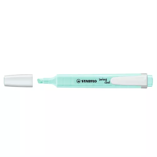 Szövegkiemelő 1-4mm, vágott hegy Stabilo Swing cool pastel 275/113 türkiz
