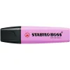 Szövegkiemelő 2-5mm, vágott hegyű, STABILO Boss original 70/158 pastel málna