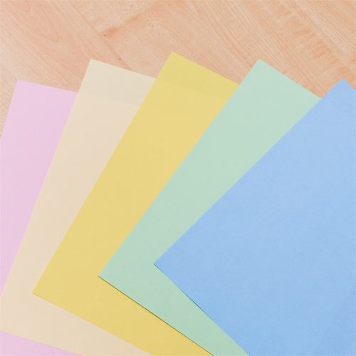 Másolópapír, színes, vegyes színek A4, 80 g Bluering® 5x20 ív/csomag, pasztell mix