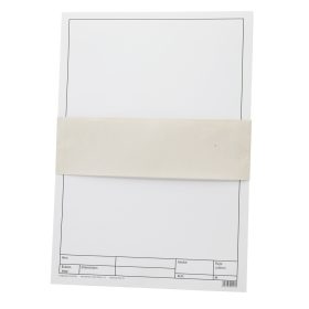 Műszaki rajzlap keretes A4, 10ív/csomag