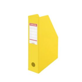   Iratpapucs 7cm, PVC/karton összehajtható Esselte Vivida sárga