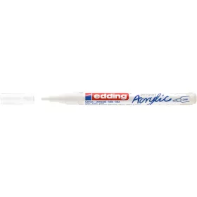 Akril marker 1-2mm, Edding 5300 fehér