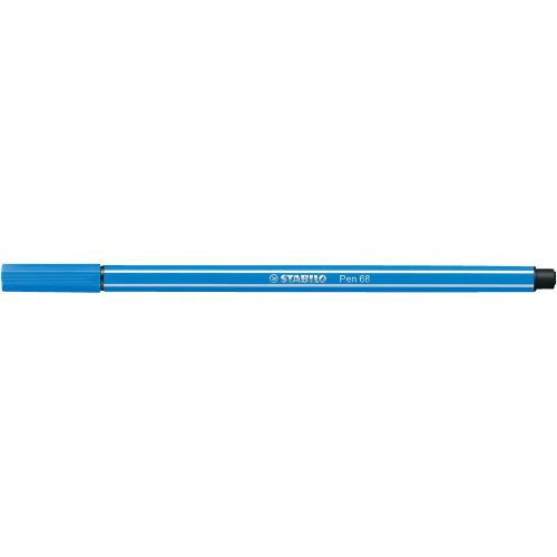 Rostirón, filctoll 1mm, M STABILO Pen 68 kék