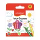Zsírkréta készlet 8x90mm 12 db/bliszter Keyroad Wax Crayon vegyes színek