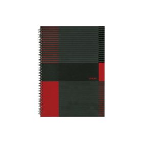   Spirálfüzet A5, 80lap vonalas, keményfedelű Marker Linear