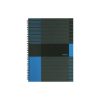 Spirálfüzet A5, 80lap vonalas, keményfedelű Marker Linear