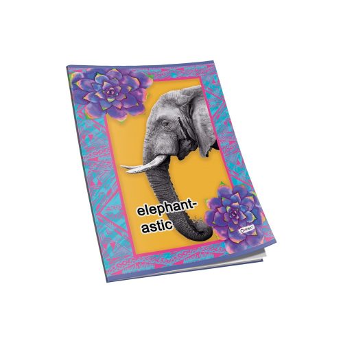 Füzet A4, 40lap, kockás 80g. papír, glitteres Connect