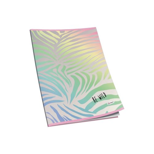 Füzet A4, 40lap, kockás 80g. papír, glitteres Connect