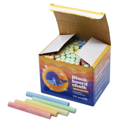 Táblakréta Bluering® 100 db/doboz, vegyes színek, 