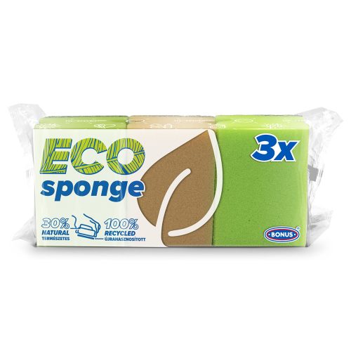Mosogatószivacs 3 db/csomag formázott Bonus B019