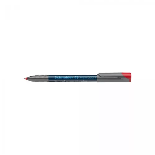 Alkoholos marker OHP 0,7mm tűhegyű Schneider Maxx 222 F piros